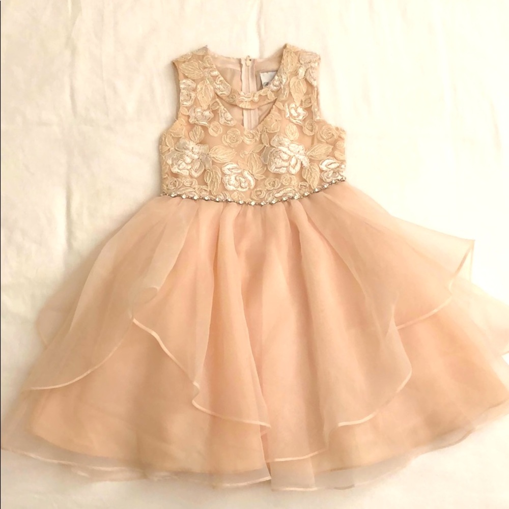 Glamorous Blush Pink Macy’s Formal Dress (size 6)